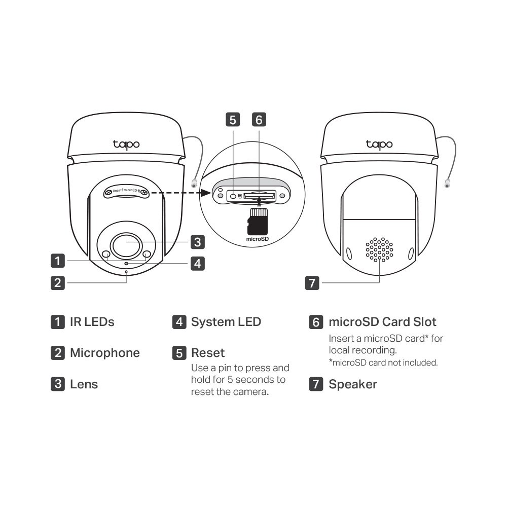 TP-Link - TAPO C500 Outdoor Pan/Tilt Security Wi-Fi Camera — view 4