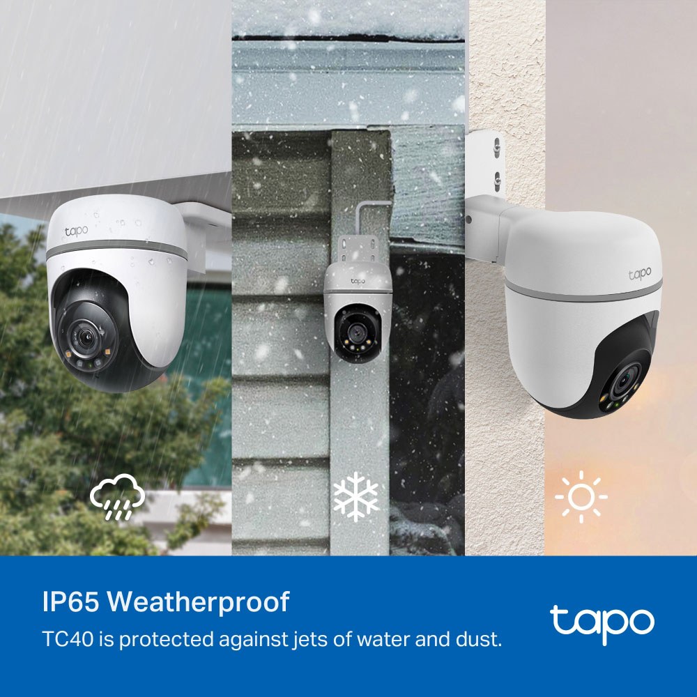 TP-Link - TC40 1080P Outdoor Pan/Tilt Security Wifi Camera — view 7