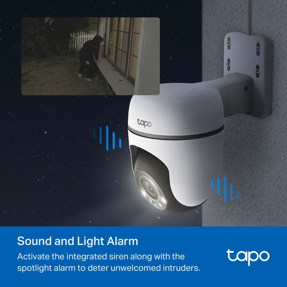 TP-Link - TC40 1080P Outdoor Pan/Tilt Security Wifi Camera — view 8