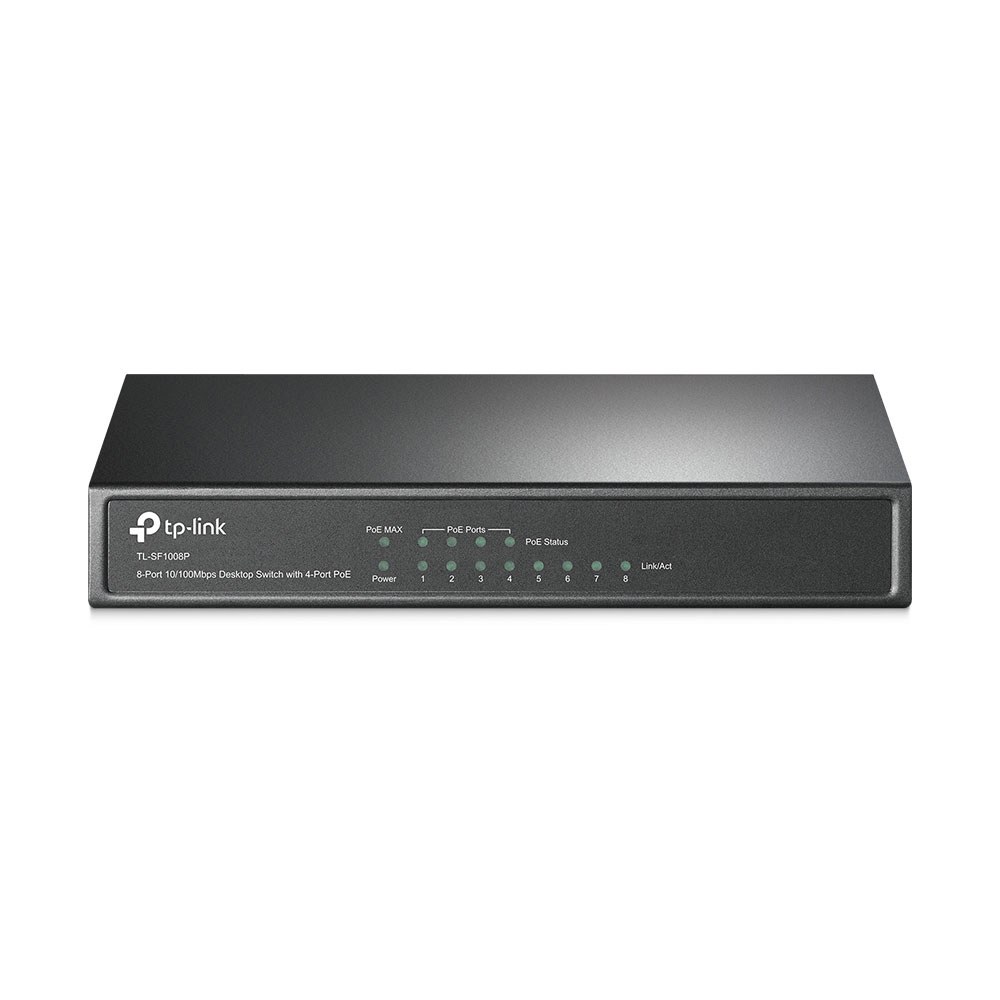 TP-LINK TL-SF1008P 8-PORT 10/100MBPS WITH 4-PORT POE DESKTOP SWITCH