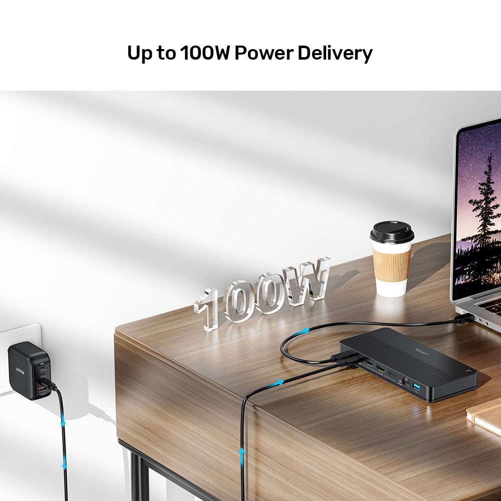 Unitek D1104a01 - 8K Port Replicator With 100W Power Delivery — view 5