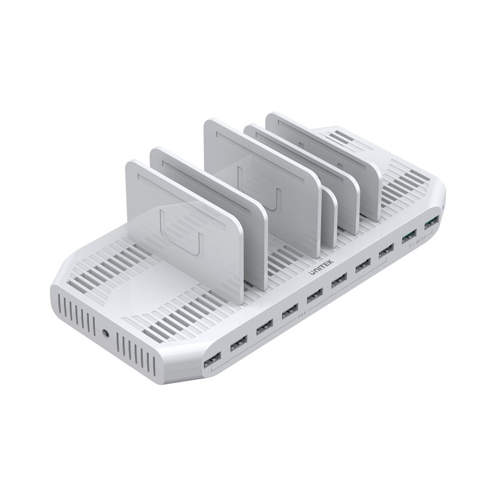 Unitek - Y-2190A 96W 10-Port Usb Charging Station With 2× Qc3.0 Ports
