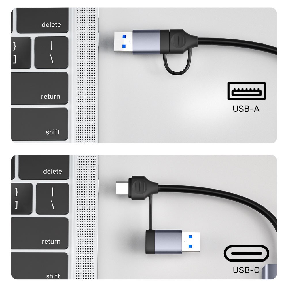 Unitek - H1320A UHUB P5+ 5-In-1 Usb3.0 Type-A/C 5Gbps Hub With Sd And Micro Sd Card Reader — view 2