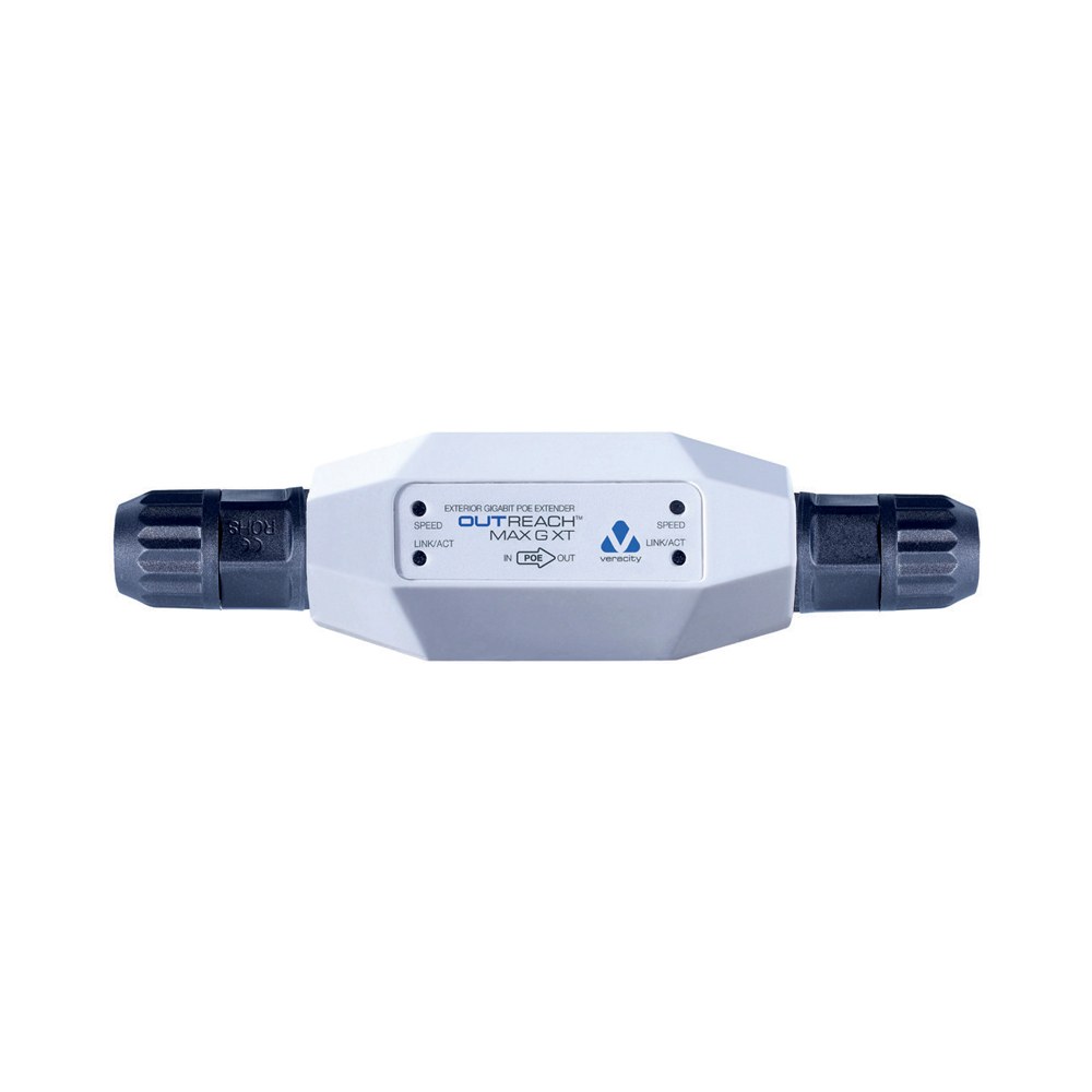 Veracity - VOR-ORM-GXT Outreach Max Gxt External Poe-Powered Gigabit Ethernet Repeater To Extend Network Reach By 100M With Poe