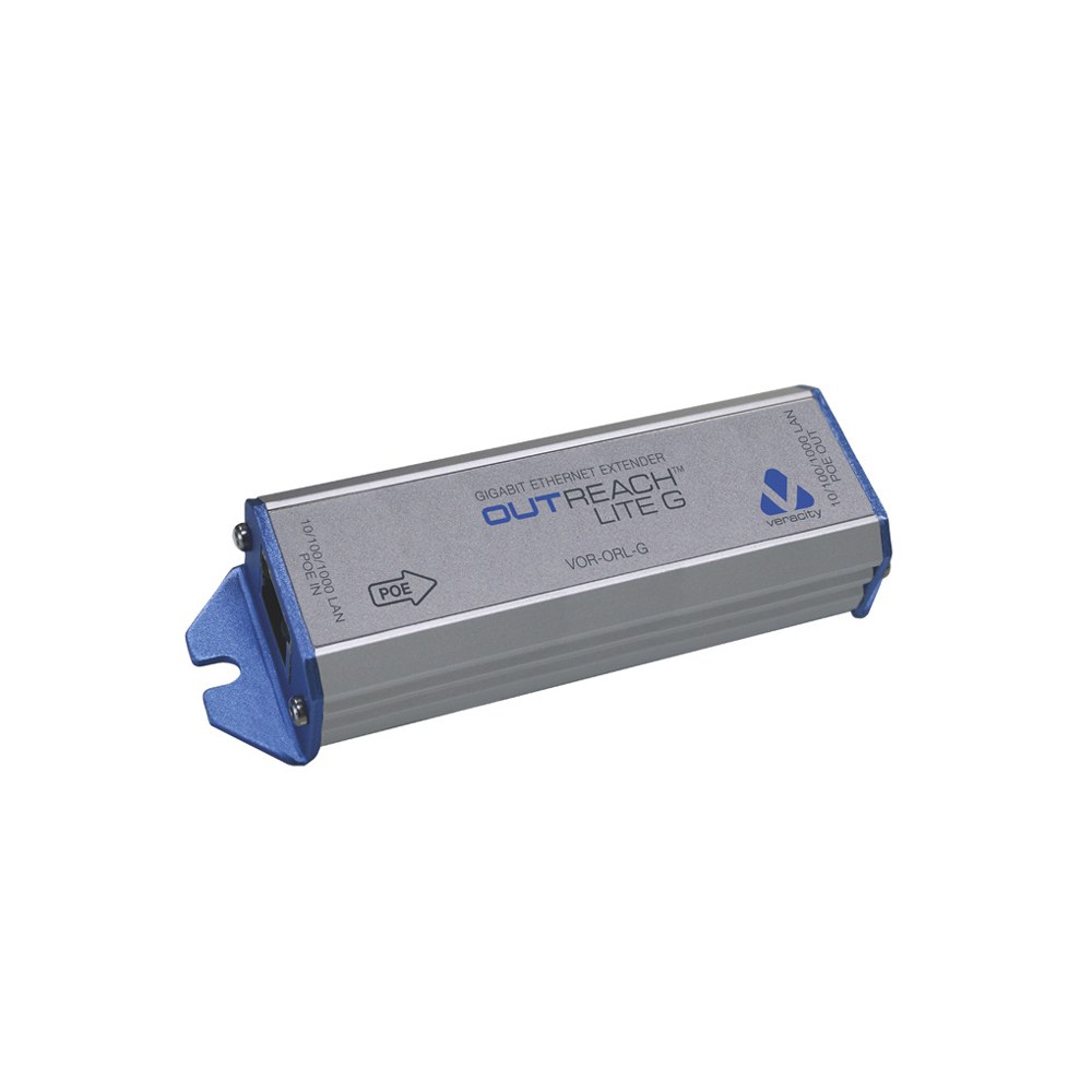 Veracity - VOR-ORL-G Outreach Lite G Poe-Powered Gigabit Ethernet Repeater To Extend Network Reach To 200M