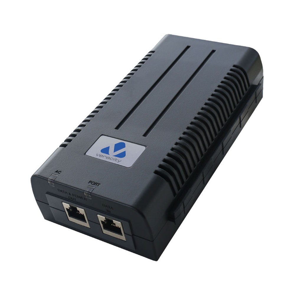 VERACITY OUTSOURCE 90W POE INJECTOR WITH ENHANCED POWER OVER ETHERNET FOR O