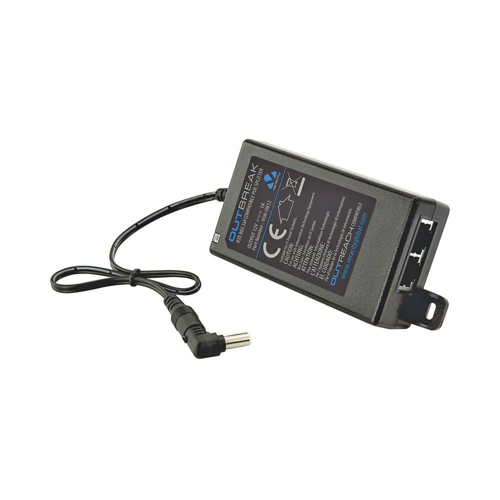 VERACITY POE SPLITTER FOR IP CAMERAS AND OTHER DEVICES