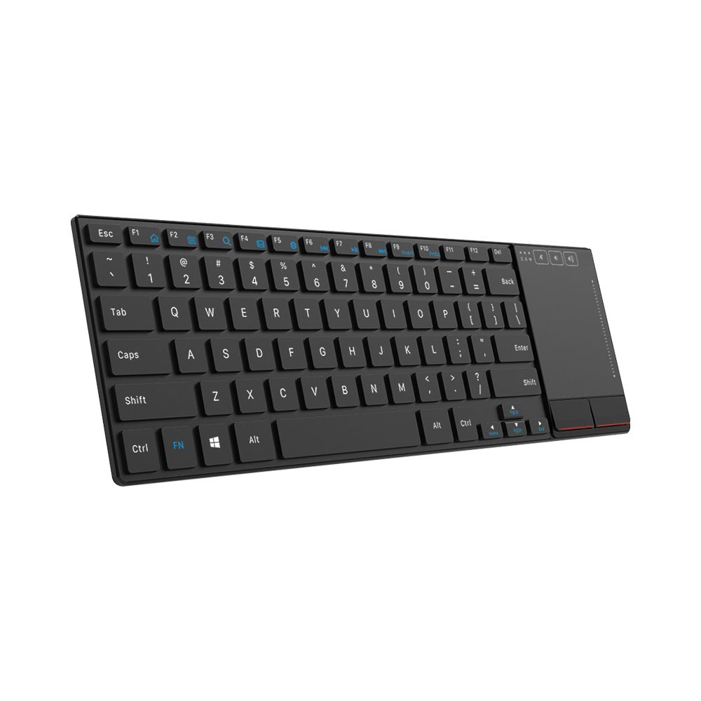 Zoweetek - K22 80-Key 2.4GHz Wireless Slim Keyboard with Touchpad