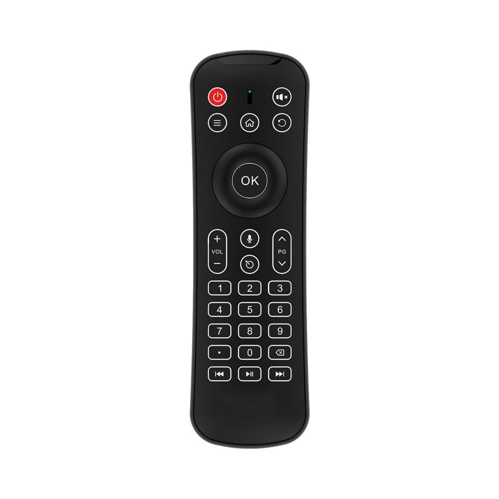 Zoweetek - 630-MX6 2.4GHz Wireless Backlit Keyboard with Air Mouse and Microphone