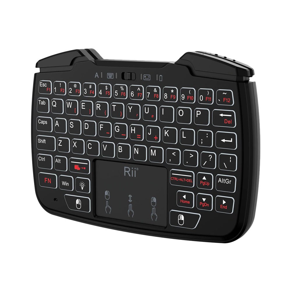 Zoweetek - RK707 2-in-1 Wireless Gamepad and Keyboard with Touchpad