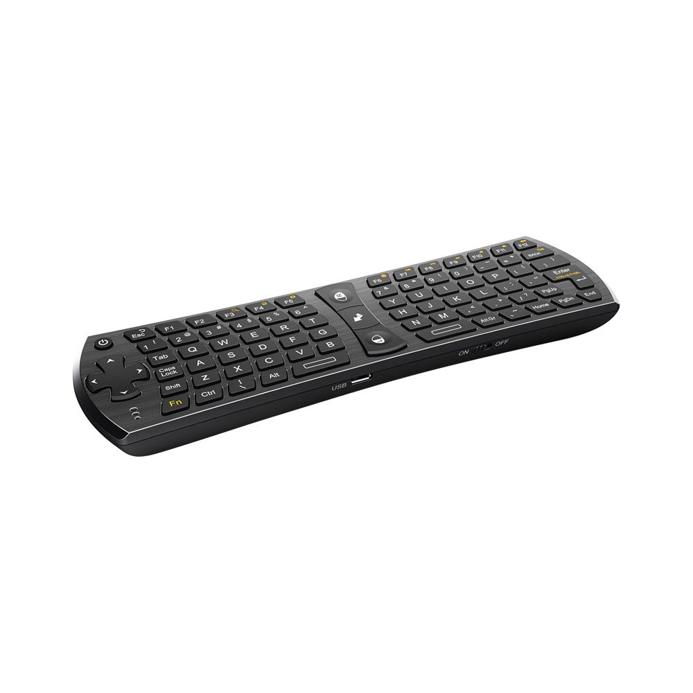 Zoweetek - ZW-51024 83-Key 2.4GHz Wireless Mini Keyboard with Fly Mouse