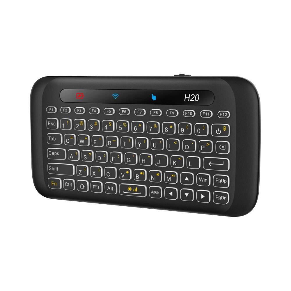 Zoweetek - ZW-H20 2.4GHz Wireless Backlit Mini Keyboard with Touchpad & IR Learning