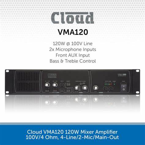 Cloud VMA120 - Audio Mixer Amplifier — view 3