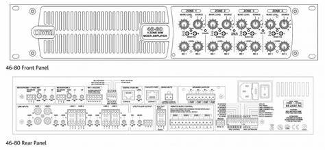 Cloud 46-80T - 4 Zone Integrated Mixer Amplifier — view 5