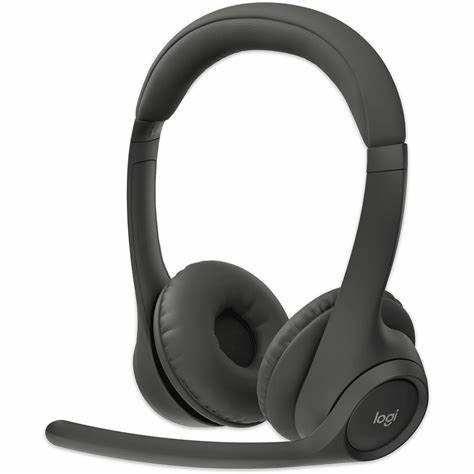 Logitech - Zone 305 Bluetooth Headset, incl. BT Dongle, Midnight Black, MS Teams