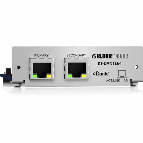 Klark Teknik KT-DANTE64 Audinate Dante Network Module