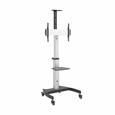 Lumi TTV07-46TW - Aluminum Height-Adjustable TV Cart (32-70inch TV)