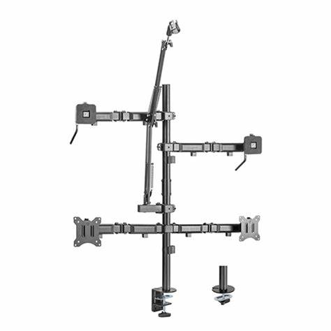 Lumi MDS10-2 - Dual-Monitor All-In-One Studio Setup Desktop Mount