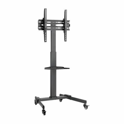 Lumi FS22-44TW - Compact Height Adjustable Steel TV Cart