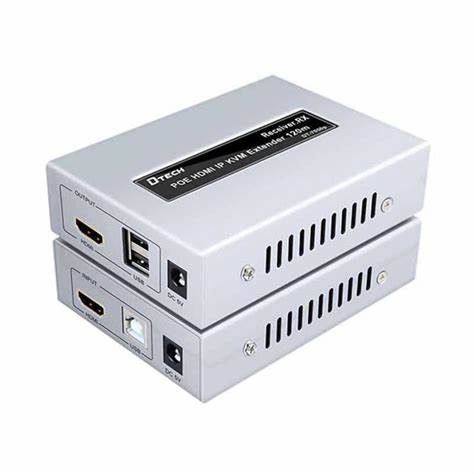 DTech 7050P - POE HDMI IP KVM Extender 150M