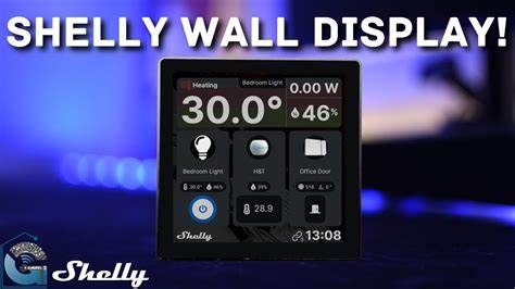 Shelly Wall Display incl Blu H&T - Wall Display incl Humidity and Temperature Sensor Bundle — view 2