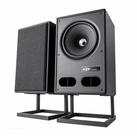 Vestlyd V12C - Coaxial Loudspeakers and Power Monitors (Black) Each