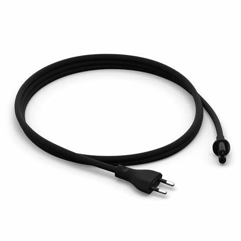 Sonos Long Straight Power Cable EU (Black)