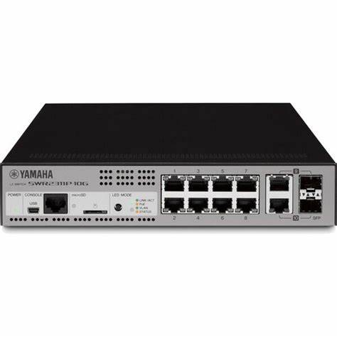 Yamaha SWR2311P-10G - Gigabit Dante Switch with POE