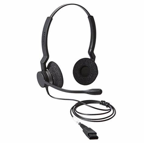 Jabra Biz 2300 – Duo Lightweight Corded Headset with Noise Cancelling NC| WB| QD — view 5