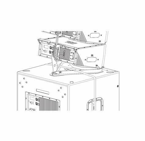 JBL SRX910LA BP - Base Plate Enables ground stacking SRX910LA arrays — view 2