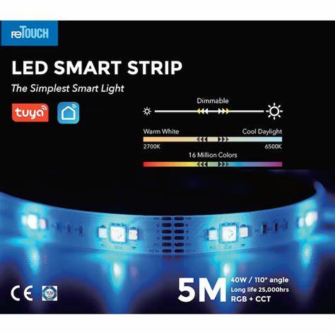 ZEMISmart LED Strip 5Meter RGB Cool-White (Tuya Zigbee) — view 3