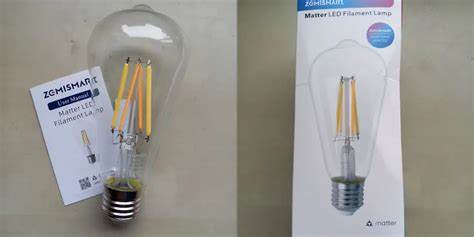 ZEMISmart LED Filament Bulb 7W E27 (Matter WiFi) — view 2
