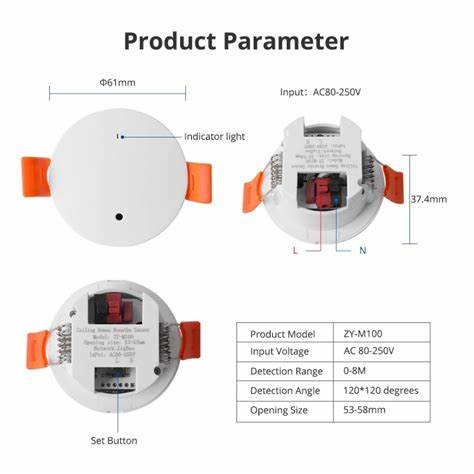 ZEMISmart Human Presence Detector (Tuya Zigbee) — view 7