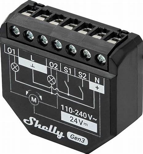 Shelly - 2PM Gen3 Two-Channel Smart Switch With Power Monitoring And Cover Control 16A Total — view 5