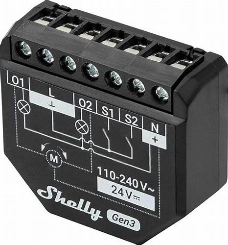 Shelly - 2PM Gen3 Two-Channel Smart Switch With Power Monitoring And Cover Control 16A Total — view 4