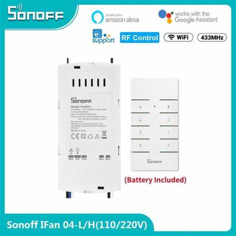 Sonoff Wi-Fi Ceiling Fan And Light Controller — view 2
