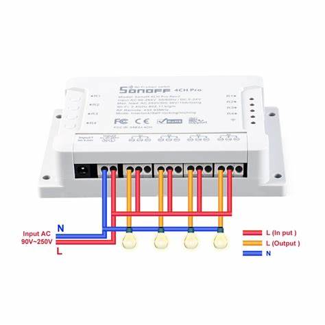 Sonoff 4CH Pro R3 Smart Switch WiFi RF — view 6