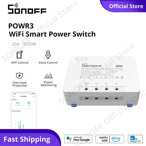 Sonoff High Power Smart Switch for Power ON/OFF 25A — view 7