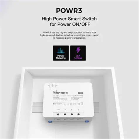 Sonoff High Power Smart Switch for Power ON/OFF 25A — view 4