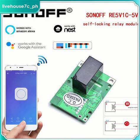 Sonoff 5V Wi-Fi Inching / Selflock Relay — view 2