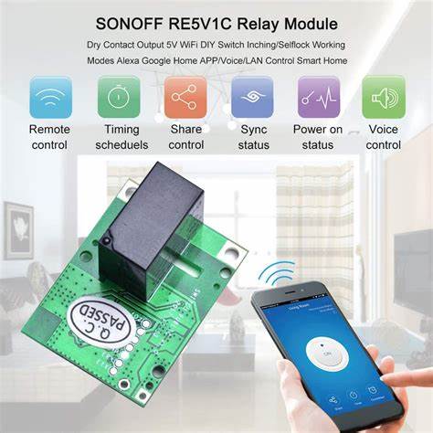 Sonoff 5V Wi-Fi Inching / Selflock Relay — view 3