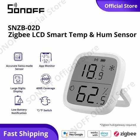 Sonoff Temp & Humidity Display Sensor (Zigbee) — view 3