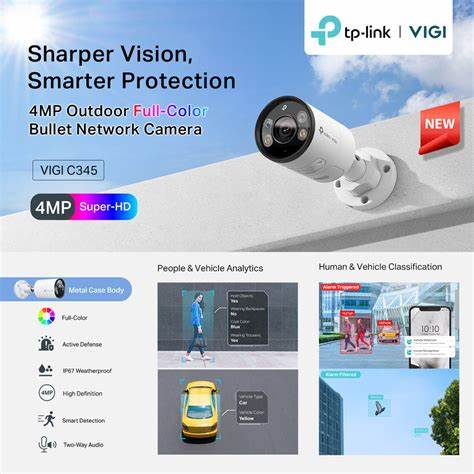 TP-LINK Vigi C345 - 4MP Outdoor Full-colour Bullet Network Camera — view 3