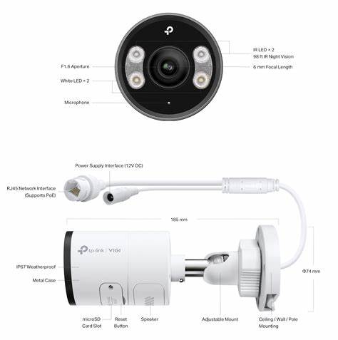 TP-LINK Vigi C345 - 4MP Outdoor Full-colour Bullet Network Camera — view 6