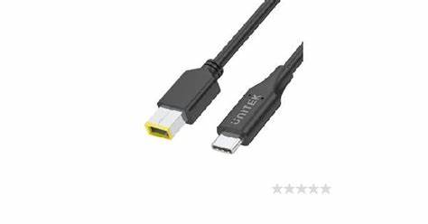 Unitek C14115bk - 1.8m 65W USB Type-C to DC Charging Cable - Rectangle DC Jack 11 × 4mm — view 4