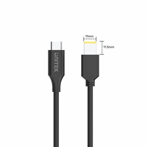 Unitek C14115bk - 1.8m 65W USB Type-C to DC Charging Cable - Rectangle DC Jack 11 × 4mm — view 5