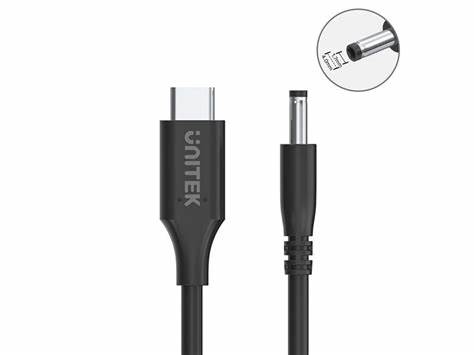 Unitek C14116bk - 1.8m 65W USB Type-C to DC Charging Cable - DC Jack 5.5 × 2.5mm — view 3