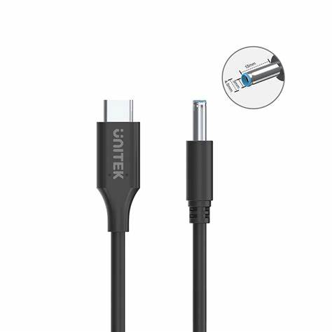 Unitek C14119bk - 1.8m 65W USB Type-C to DC Charging Cable - DC Jack 5.5 × 1.7mm — view 6