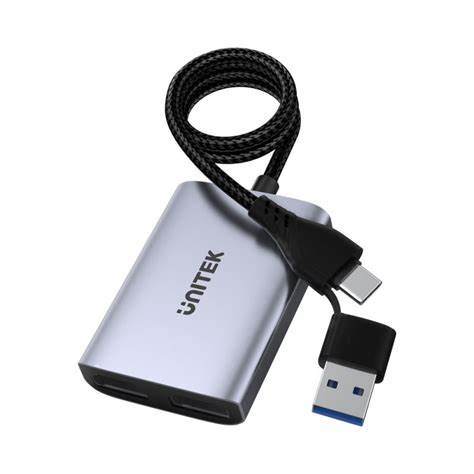 Unitek A1040gy - 240W 8K 60Hz USB4.0 90° L-shape Angled Adapter — view 5