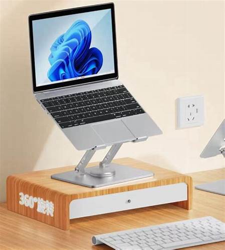Lenovo Foldable Laptop/Notebook Stand with Port Replicator — view 3